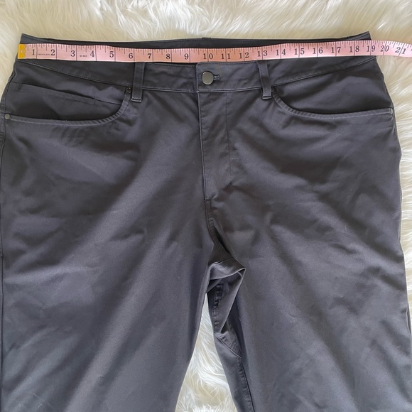🔥Lululemon | Men’s Slim ABC Pants Size 38 Waist, 32 Length in Color Black - Picture 10 of 15